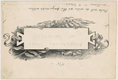 Index av James Henry Moser