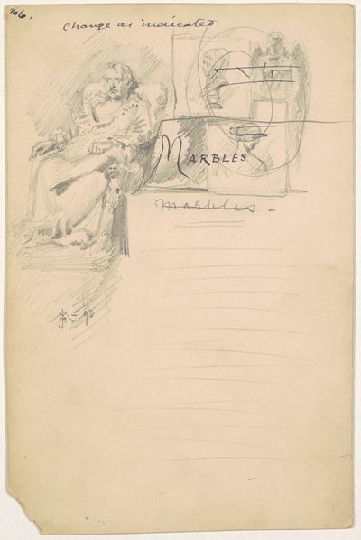 Studera för "Marbles" av James Henry Moser