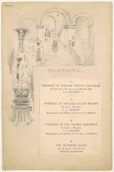 Studie för "Paintings" av James Henry Moser