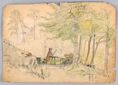Woodland Camp av James Henry Moser