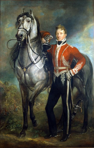 Major George Cunningham (1783-1838) c.1820 av James Howe