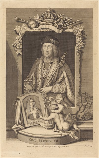 Kung Henrik VII av James Hulett after George Vertue