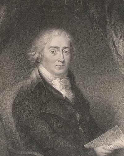 Porträtt av Venanzio Rauzzini (1746-1810) graverad av Robert Hancock (1730-1817) av James Hutchison