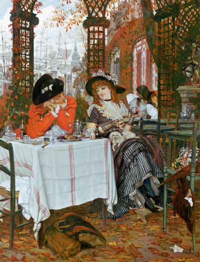 A Luncheon (A Luncheon), c.1868 av James Jacques Joseph Tissot