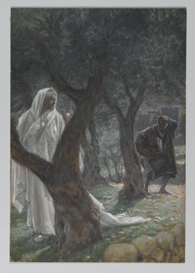 Vår Herres uppenbarelse till Sankt Peter, illustration från Vår Herre Jesu Kristi liv, 1886-94 (wc över grafit på papper) av James Jacques Joseph Tissot