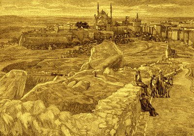 Kairos citadell. - Bibeln av James Jacques Joseph Tissot