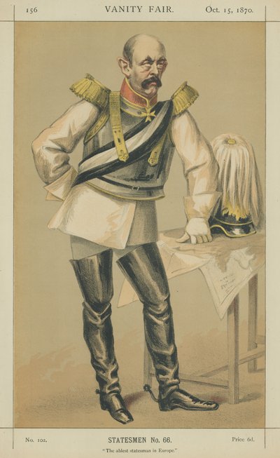 Greve von Bismarck-Schoenausen av James Jacques Joseph Tissot