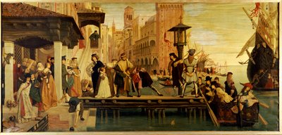 Det förlorade barnets avgång från Venedig, 1863 av James Jacques Joseph Tissot