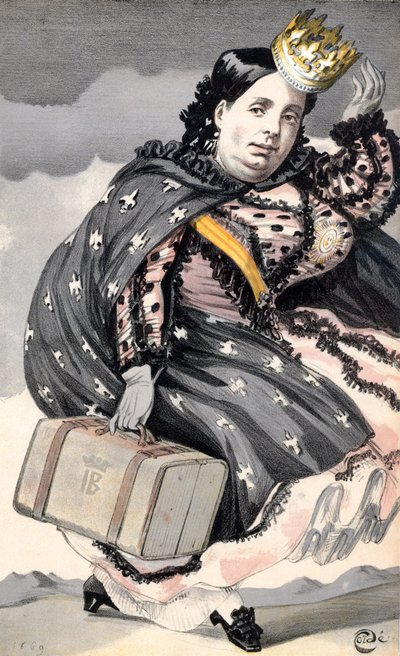 Isabella II (1830-1904) Drottning av Spanien (1833-1870) av James Jacques Joseph Tissot