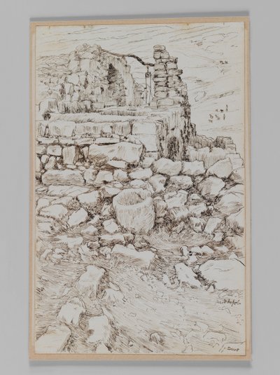 Jobs väl, illustration från Vår Herre Jesu Kristi liv av James Jacques Joseph Tissot