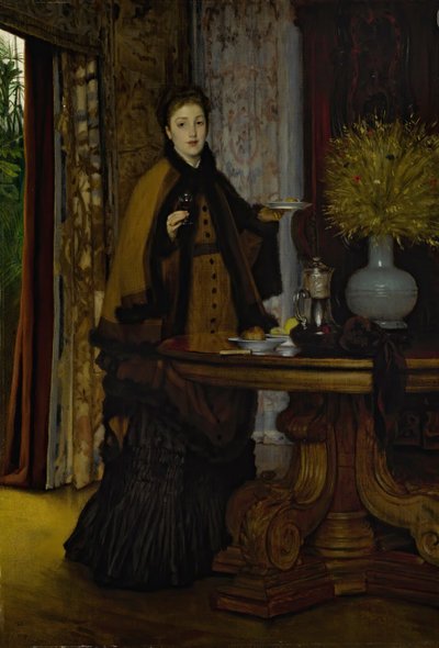 Le Goúter Afternoon Tea, 1869. av James Jacques Joseph Tissot