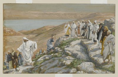 Ordination av de tolv apostlarna, illustration från Vår Herre Jesu Kristi liv (wc över grafit på papper) av James Jacques Joseph Tissot