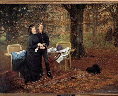 Porträtt av den kejserliga prinsen Eugenia (Eugenia de Montijo av James Jacques Joseph Tissot