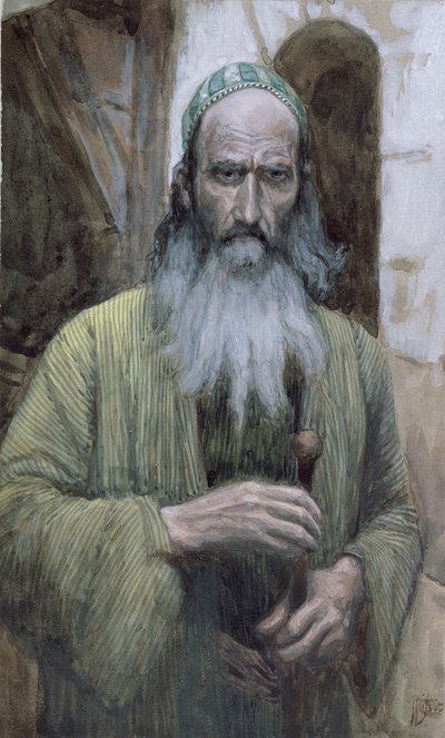 Saint Paul, illustration till The Life of Christ, c.1886-94 (wc & gouache på kartong) av James Jacques Joseph Tissot