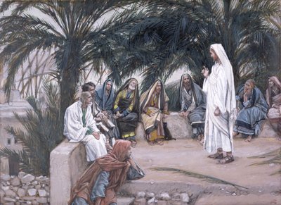 The First Shall Be the Last, illustration till The Life of Christ, c.1886-94 (wc & gouache på kartong) av James Jacques Joseph Tissot