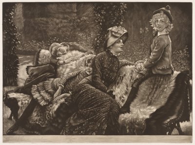 Trädgårdsbänken av James Jacques Joseph Tissot