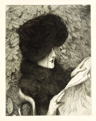 Tidningen, 1883 av James Jacques Joseph Tissot