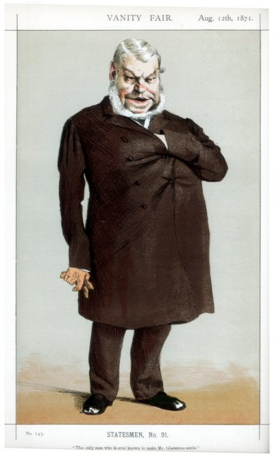 Den enda mannen som någonsin är känd för att få Mr Gladstone att le, 1871 av James Jacques Joseph Tissot