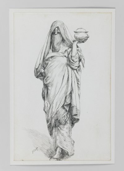 Kvinna från Kairo, illustration från Vår Herre Jesu Kristi liv av James Jacques Joseph Tissot