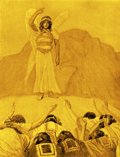 The Angel s Rebuke av James Tissot - Bibeln av James Jacques Joseph after Tissot