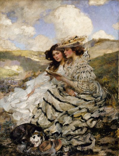 På sanddynerna (Lady Shannon och Kitty) av James Jebusa Shannon