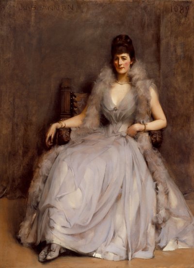 Porträtt av Cecilia Tower, 1889 av James Jebusa Shannon