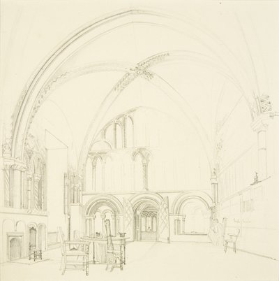 Interiör av Chapter House of Bristol Cathedral av James Johnson