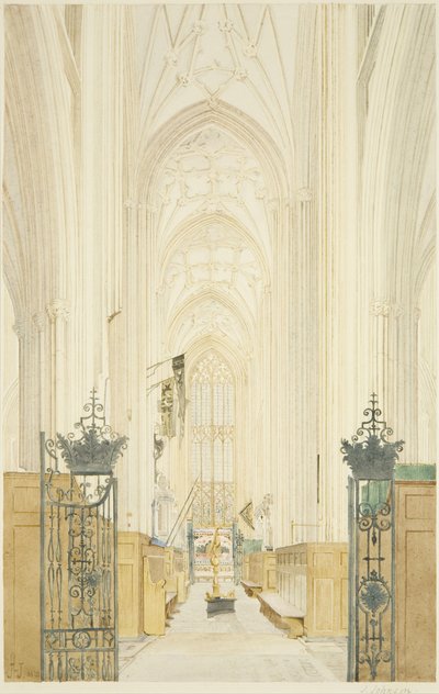 Transept av St Mary Redcliffe, tittar söderut av James Johnson