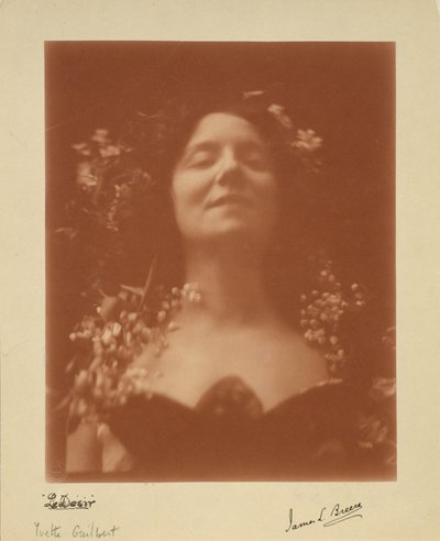 "The Desire": porträtt av Yvette Guilbert, 1896 av James L. Breese