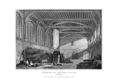 Interiör av Croydon Palace, Surrey, 1829. av James Lambert