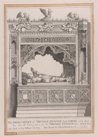 Monumentet över Thomas Fiennes av James Lambert  of Lewes