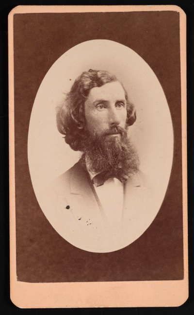 Porträtt av Samuel Edward Warren 1831-1909, före 1877. av James M Capper