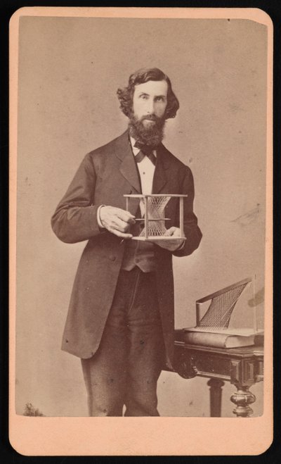 Porträtt av Samuel Edward Warren 1831-1909, före 1877. av James M Capper