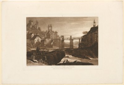Lauffenbourg vid Rhen av James Mallord William Turner