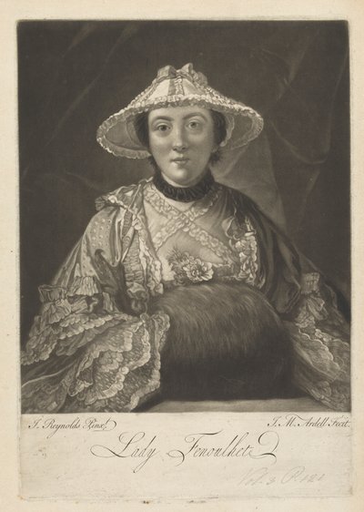 Lady Anne Fenoulhet (född dag) av James McArdell