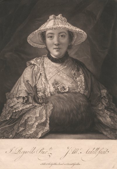 Lady Fenhoulet när Miss Anne Day av James McArdell