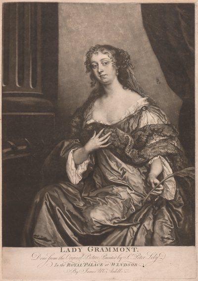 Lady Grammont av James McArdell
