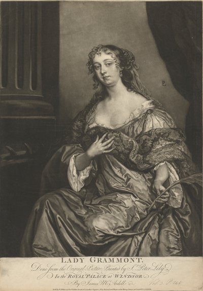 Lady Grammont av James McArdell