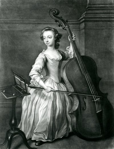 Porträtt av Benjamin Hallett (mezzotint) av James McArdell