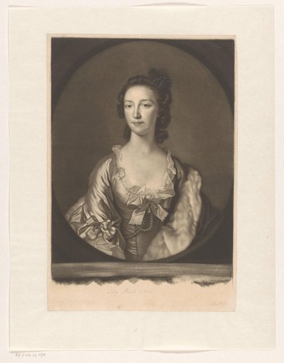 Porträtt av Anne Farquharson-MacKintosh av James McArdell