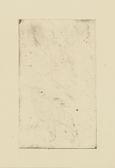 [76] Avtryck från annullerade plåtar av Whistler - Buildings. av James Abbott McNeill Whistler