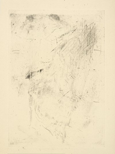 [76] Avtryck från annullerade plåtar av Whistler - [Sittande figur?] av James Abbott McNeill Whistler