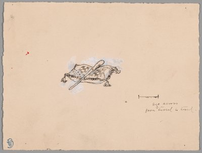 En klubba på en kudde av James McNeill Whistler