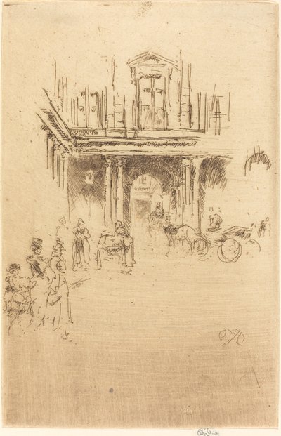 Ett hörn av Palais Royal av James Abbott McNeill Whistler