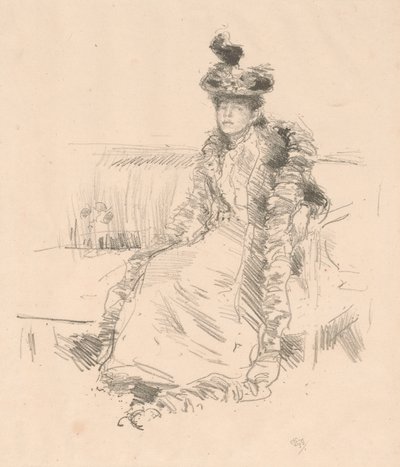 En kvinna som sitter av James Abbott McNeill Whistler