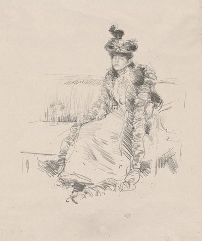 En kvinna som sitter av James Abbott McNeill Whistler