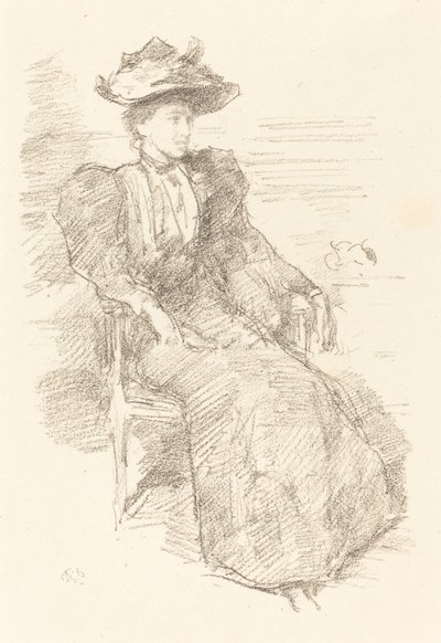 Ett porträtt: Mildred Howells av James Abbott McNeill Whistler