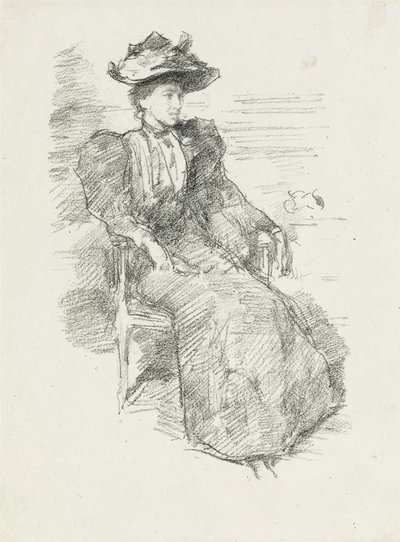 Ett porträtt: Mildred Howells av James Abbott McNeill Whistler