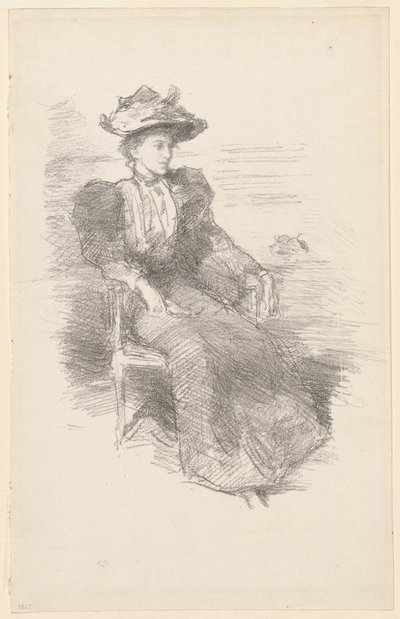 Ett porträtt: Mildred Howells av James Abbott McNeill Whistler