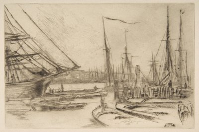 En skiss från Billingsgate av James McNeill Whistler